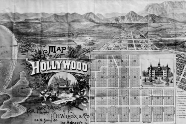 map of hollywood