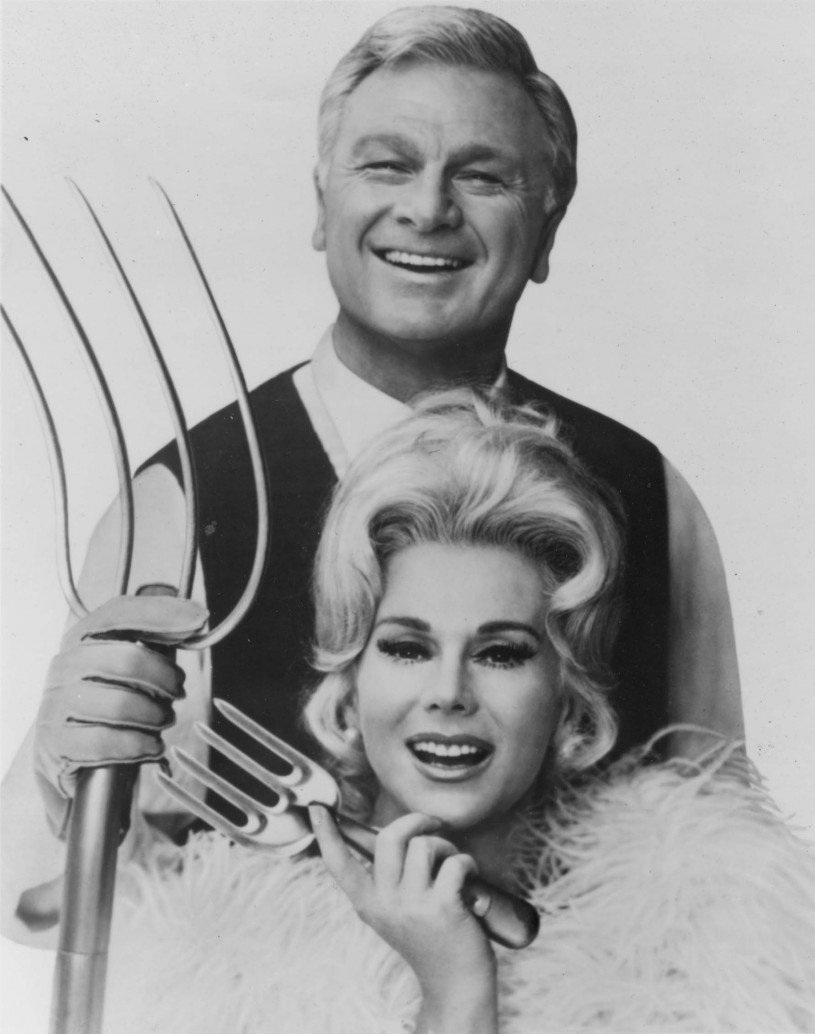 Poster of Eddie Albert and Eva Gabor. 