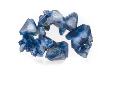 blue benitoite gem